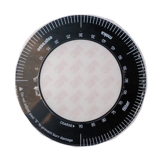 Dial Ring Replacement Sticker for DF Series Grinder