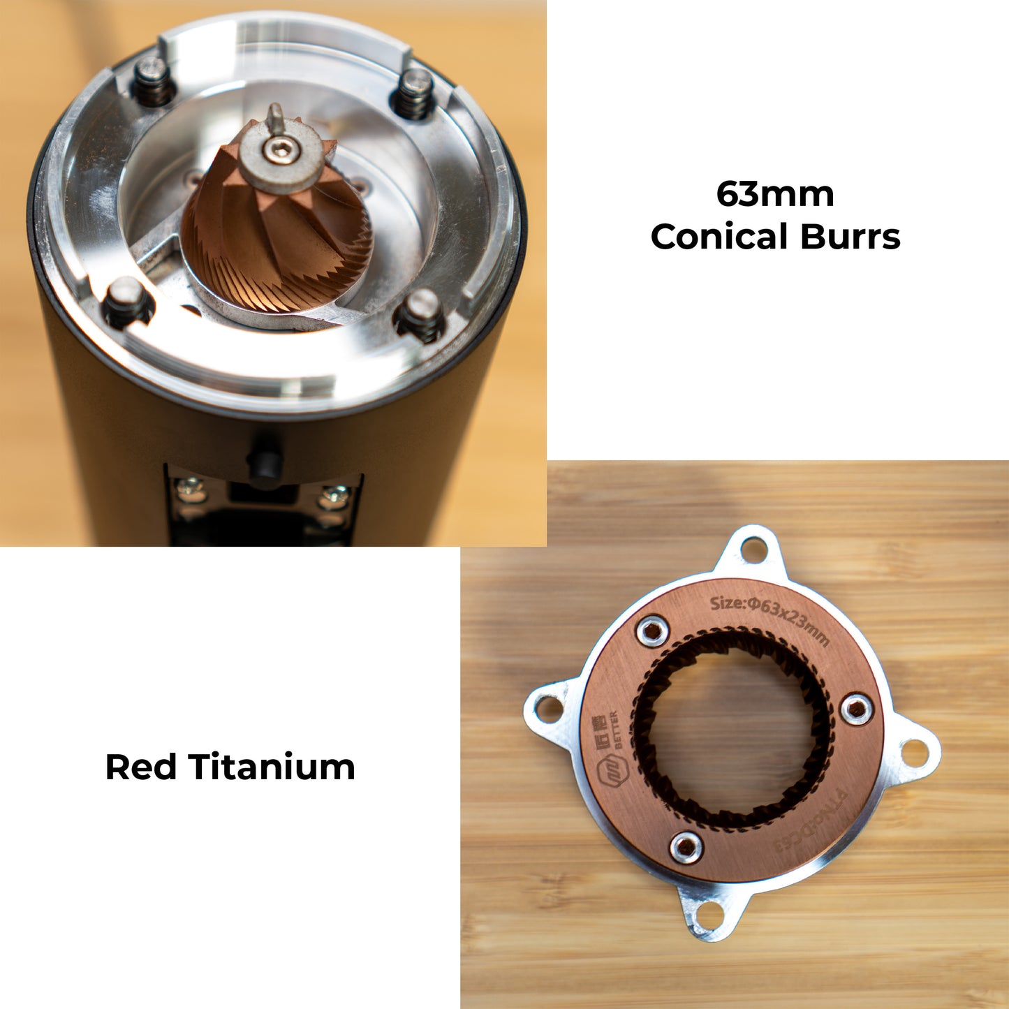 MiiCoffee DC63 Single Dose Coffee Grinder