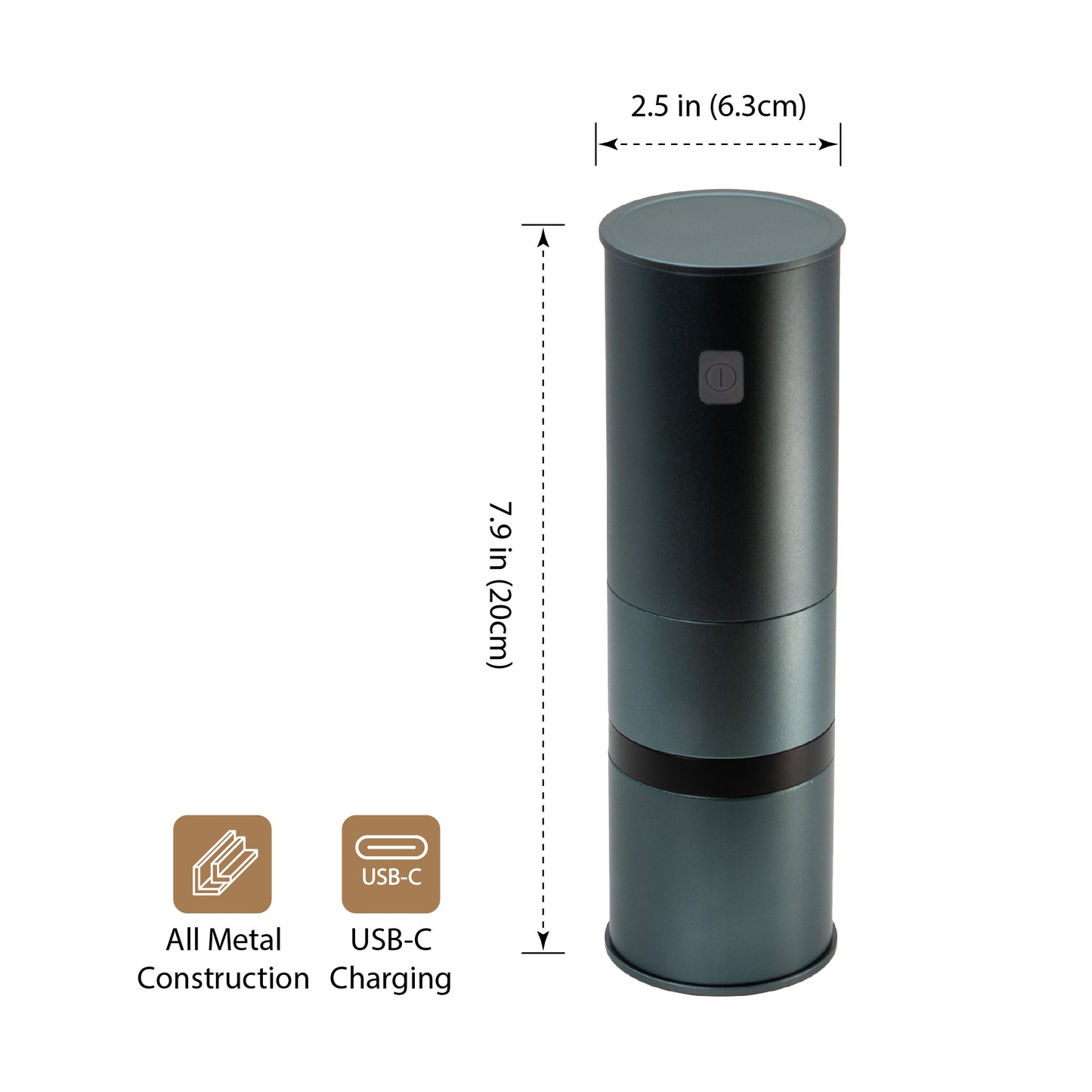 MiiCoffee PT1 Portable Electric Coffee Grinder (Open Box)
