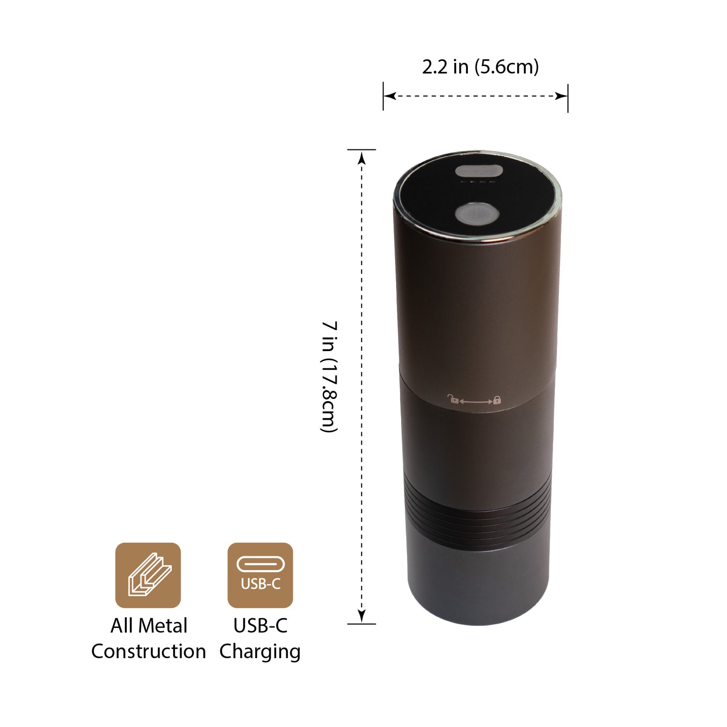 MiiCoffee PT1 Portable Electric Coffee Grinder