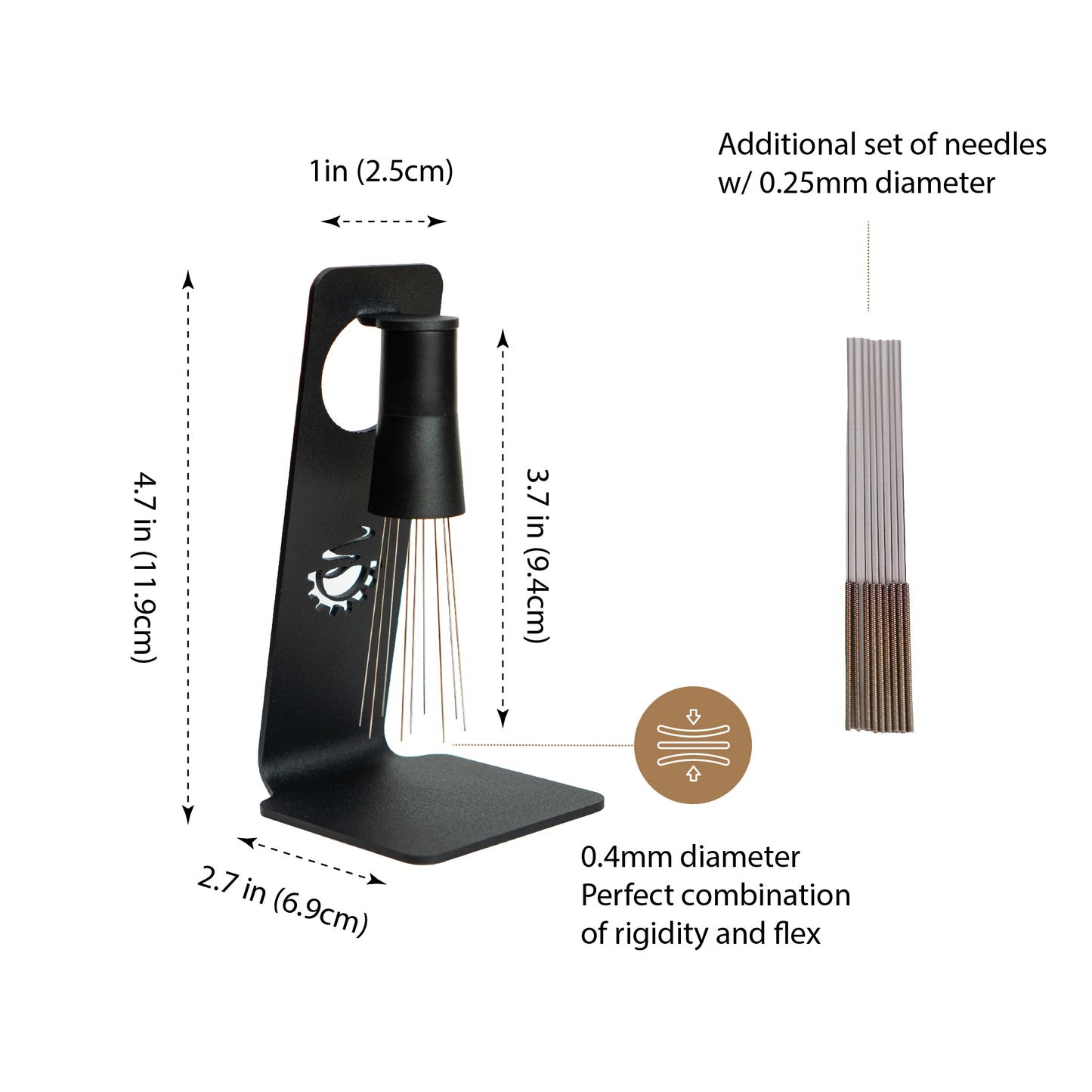 MiiCoffee WDT Tool with Stand (Espresso Distribution Tool)