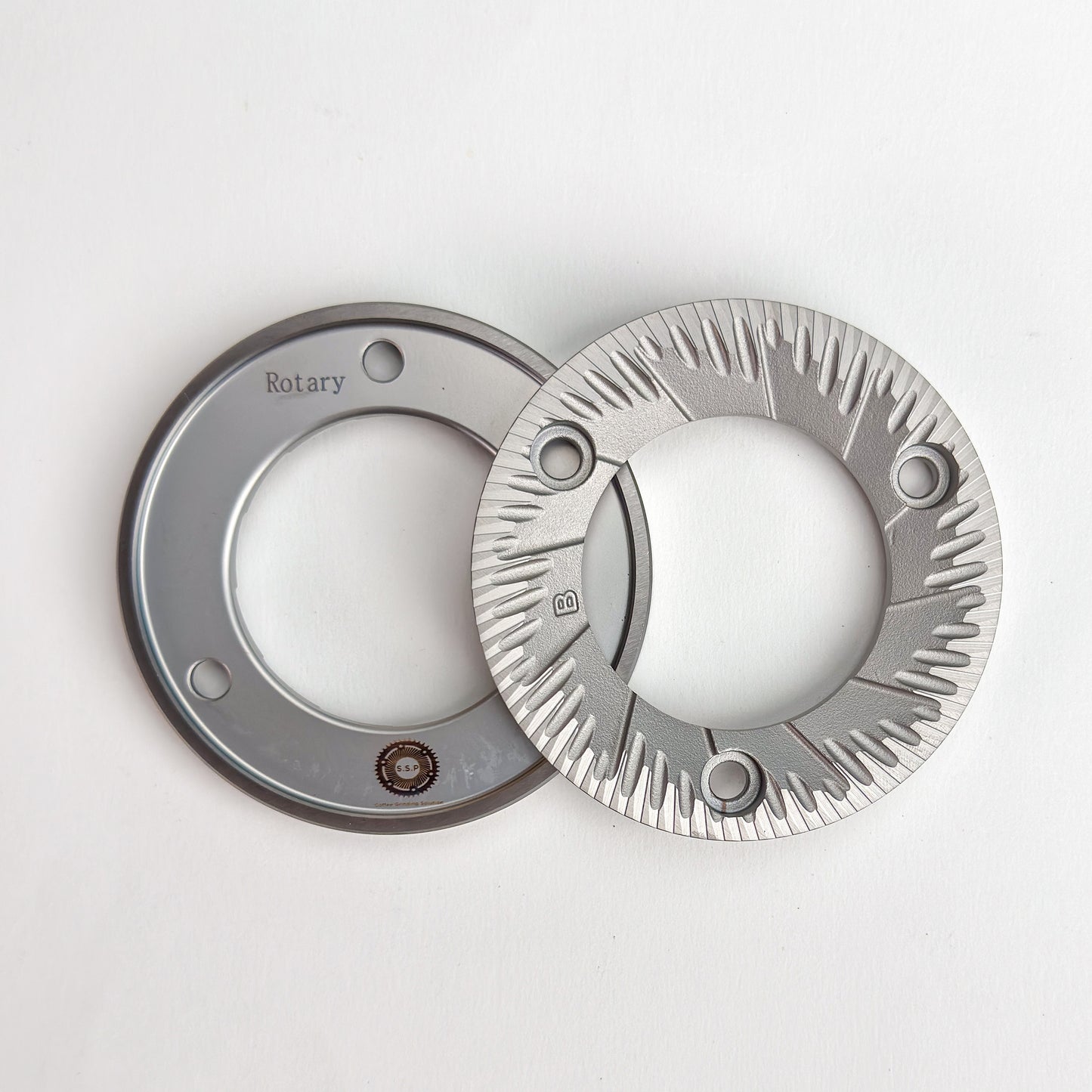 SSP LS (Lab Sweet) 83mm Flat Burrs (Silver Knight Coated)