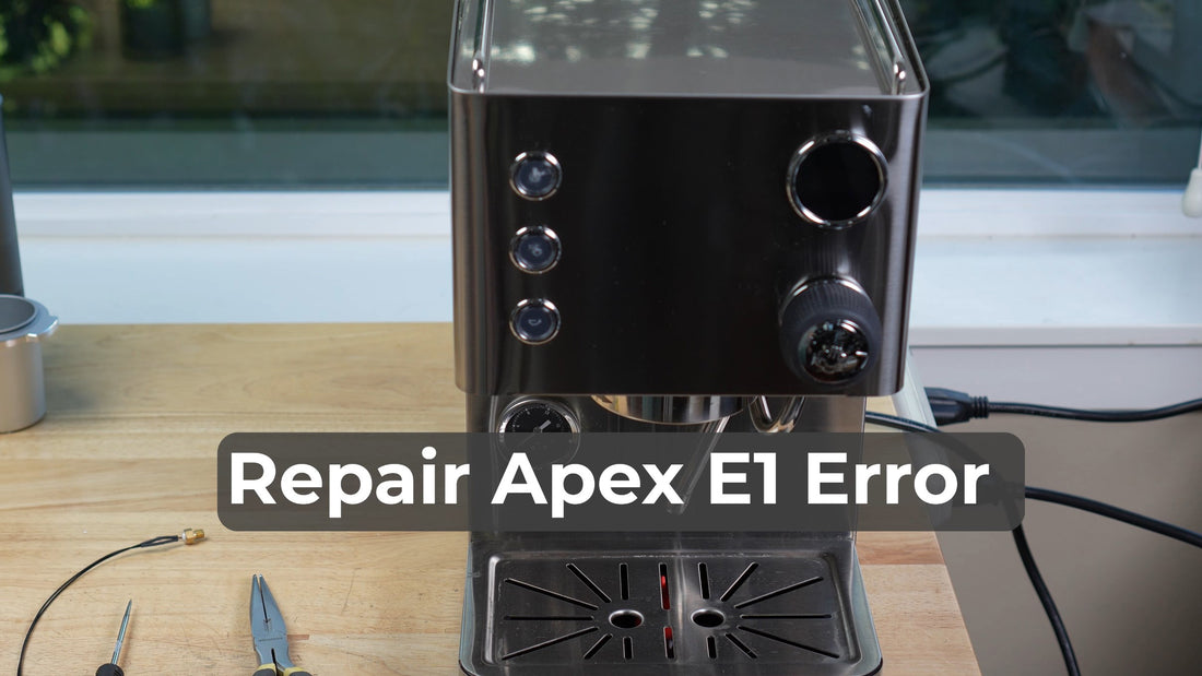 How to fix the E1 error for Apex Espresso Machine