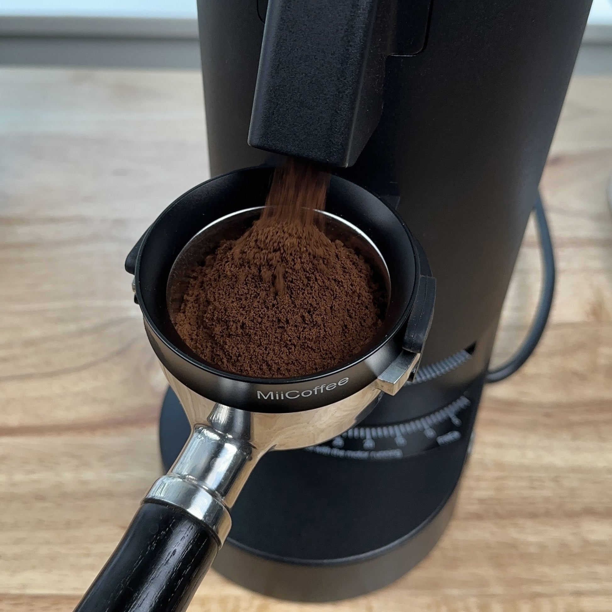MiiCoffee DF64 II Single Dose Coffee Grinder Black