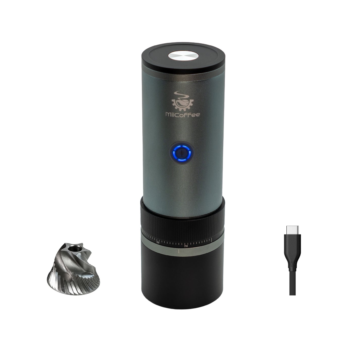 MiiCoffee PT2 Portable Electric Coffee Grinder