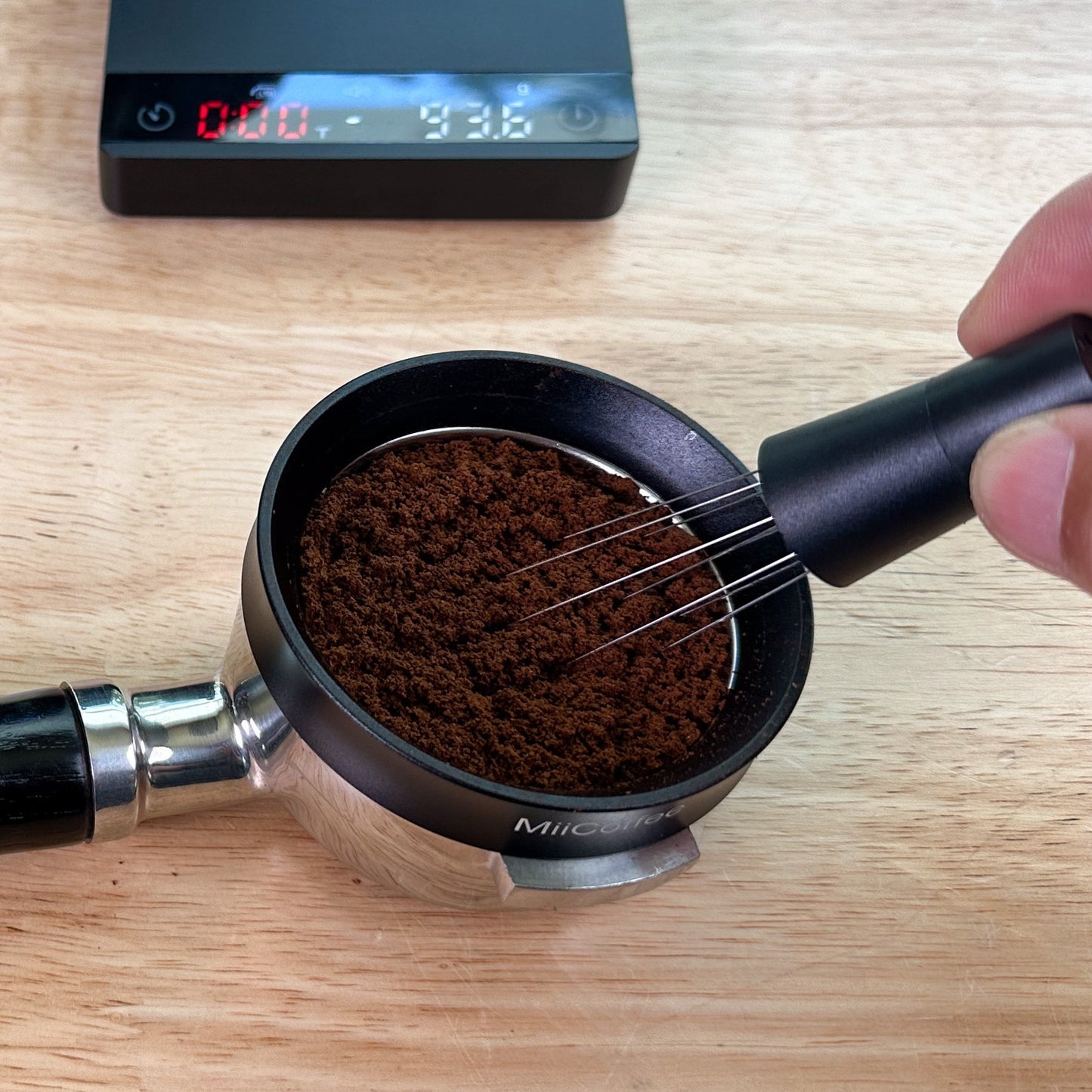 MiiCoffee Magnetic Aluminum Espresso Dosing Portafilter Funnel 58mm