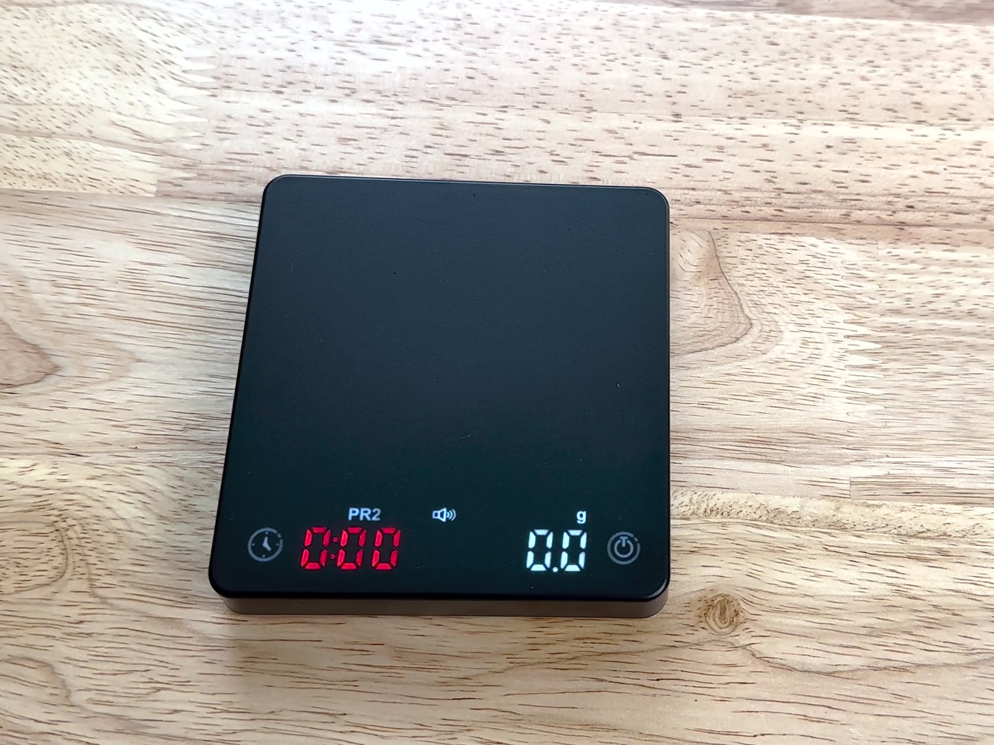 Coffee scale with timer